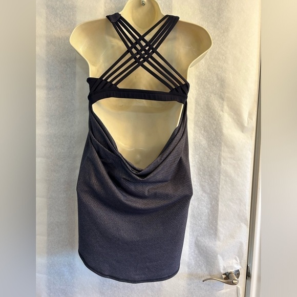 Lululemon Wild Tank strappy draped open back for ventilation tank top Sz-6 I15 - Picture 4 of 12